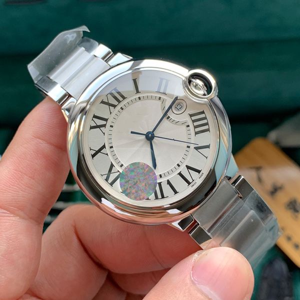 mens watches fully automatic mechanical watch 42mm sapphire life waterproof design montre de luxe, Slivery;brown
mens watches fully automatic mechanical watch 42mm sapphire life waterproof design montre de luxe, Slivery;brown