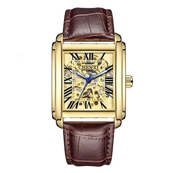 2021 mechanical clock men gold colour automatic with leather tape luxury waterproof sport polar, Slivery;brown
2021 mechanical clock men gold colour automatic with leather tape luxury waterproof sport polar, Slivery;brown