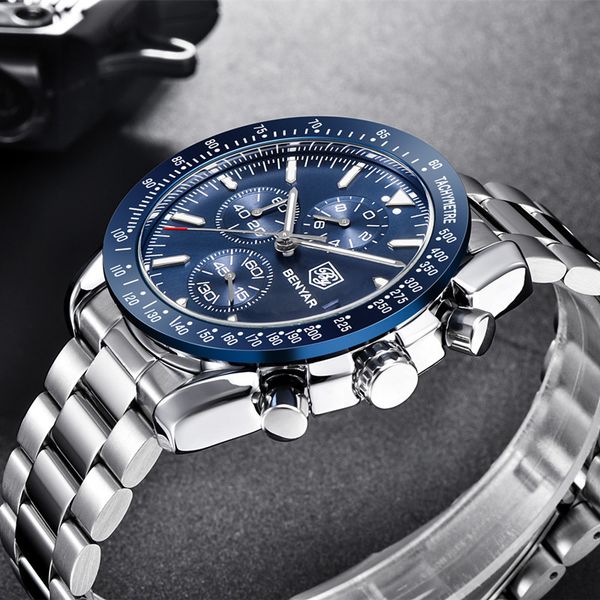 benyar men watch business chronogragh full steel quartz brand luxury casual 3bar waterproof sports male silver blue 2019 new
benyar men watch business chronogragh full steel quartz brand luxury casual 3bar waterproof sports male silver blue 2019 new