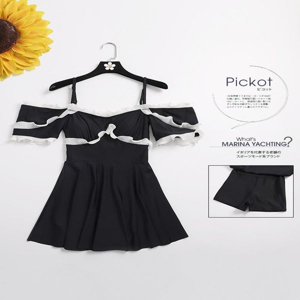 women black one piece swimwear short sleeve swim beach dress bathing suit beachwear padded women's swimming suits swimdress
women black one piece swimwear short sleeve swim beach dress bathing suit beachwear padded women's swimming suits swimdress
