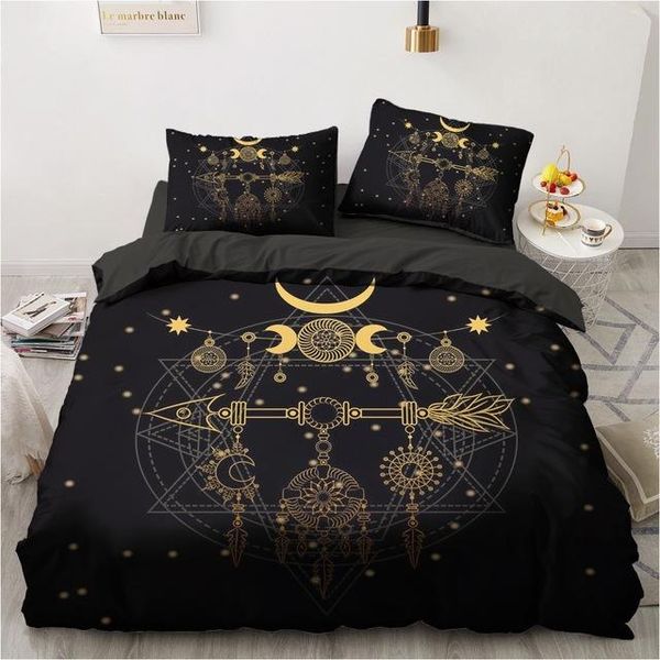 bedding sets black gold set luxury duvet cover 3d moon dream catcher comforter cute bed for adult
bedding sets black gold set luxury duvet cover 3d moon dream catcher comforter cute bed for adult