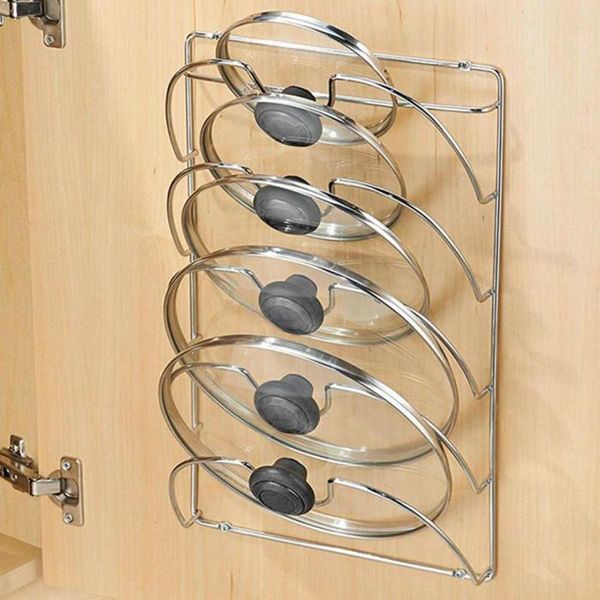 kitchen storage & organization mom's hand tool 5 layer anti-fall metal drying pan pot rack cover lid rest stand spoon holder
kitchen storage & organization mom's hand tool 5 layer anti-fall metal drying pan pot rack cover lid rest stand spoon holder