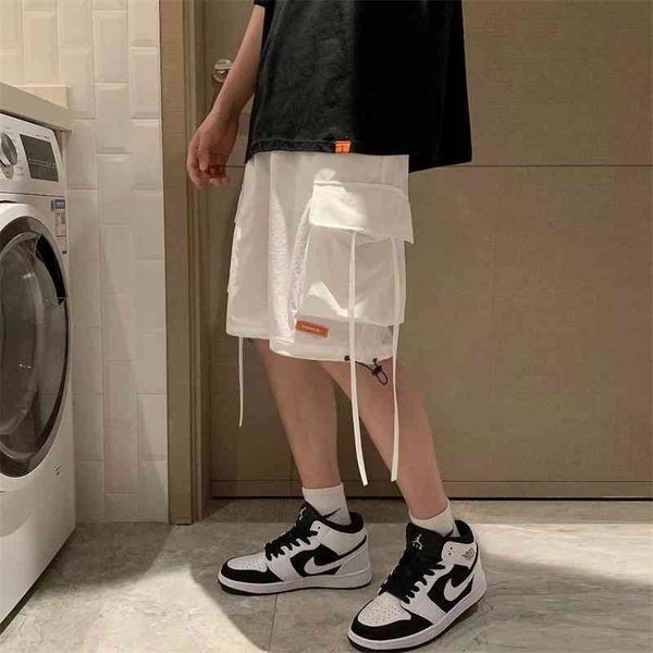 men's shorts cotton cargo pants men casual elastic waist high street loose fifth straight 3d pocket summer mens fashion t16g, White;black
men's shorts cotton cargo pants men casual elastic waist high street loose fifth straight 3d pocket summer mens fashion t16g, White;black