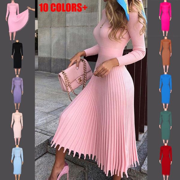 casual dresses pink blue nude black red dress knitted stand bodycon autumn women sweater high waist elastic chic party midi, Black;gray
casual dresses pink blue nude black red dress knitted stand bodycon autumn women sweater high waist elastic chic party midi, Black;gray