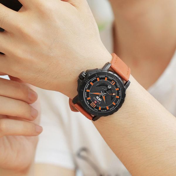 wristwatches 2021naviforce luxury watch brand sports leather water ressistance watches men’s quartz week display male relogio masculin, Slivery;brown
wristwatches 2021naviforce luxury watch brand sports leather water ressistance watches men’s quartz week display male relogio masculin, Slivery;brown