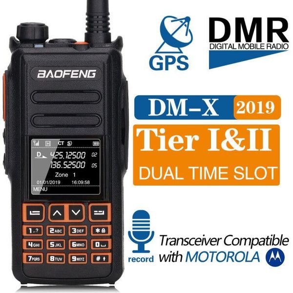 walkie talkie baofeng dm-x gps dmr dual band 5w vhf uhf digital/analog two-way radio transceiver portable ham
walkie talkie baofeng dm-x gps dmr dual band 5w vhf uhf digital/analog two-way radio transceiver portable ham