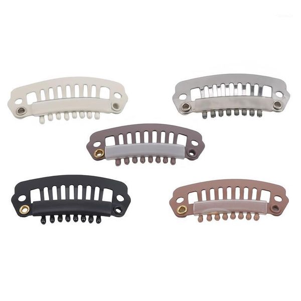 hair clips & barrettes stainless steel wig clip 8-tooth hairpin universal for any face type kammen snap haarverlenging rvs pruik, Golden;silver
hair clips & barrettes stainless steel wig clip 8-tooth hairpin universal for any face type kammen snap haarverlenging rvs pruik, Golden;silver