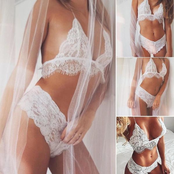 bras sets women halter neck sleeveless lace sleepwear see through floral lingerie set low waist white summer, Red;black
bras sets women halter neck sleeveless lace sleepwear see through floral lingerie set low waist white summer, Red;black