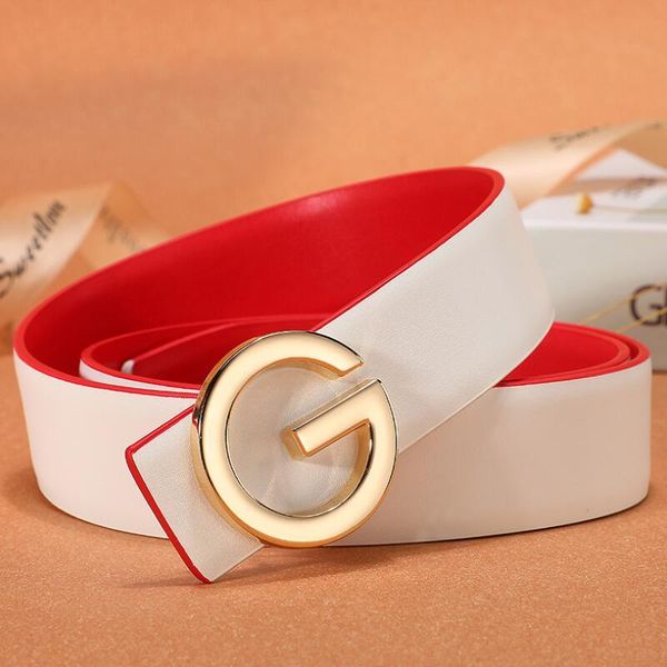 belts mens woman jeans luxury designer fine double classic real genuine leather belt fashion alloy smooth g buckle, Black;brown
belts mens woman jeans luxury designer fine double classic real genuine leather belt fashion alloy smooth g buckle, Black;brown