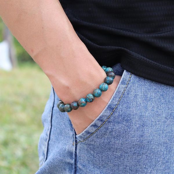 charm bracelets natural stone men bracelet minimalist 4/8/6/10mm handmade beaded braclet homme yoga energy casual jewelry pulseras accessori, Golden;silver
charm bracelets natural stone men bracelet minimalist 4/8/6/10mm handmade beaded braclet homme yoga energy casual jewelry pulseras accessori, Golden;silver