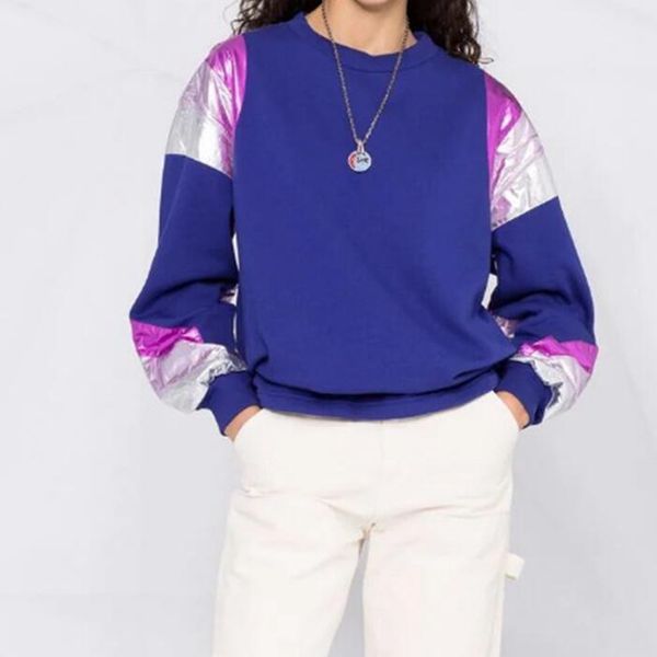 women 21isa marant sweatshirts long sleeve sweaters pullovers metal splicing sport loose casual high-quality temperament womens, Black
women 21isa marant sweatshirts long sleeve sweaters pullovers metal splicing sport loose casual high-quality temperament womens, Black