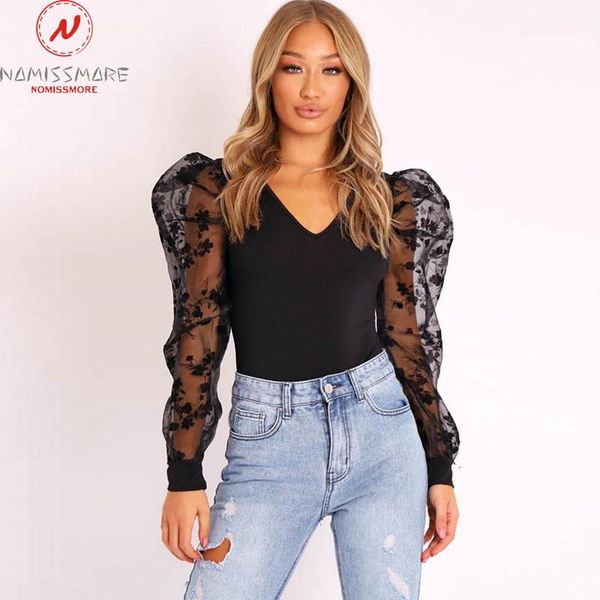 women's jumpsuits & rompers women streetwear bodysuits patchwork design lace decor see through v-neck puff sleeve solid color slim hips, Black;white
women's jumpsuits & rompers women streetwear bodysuits patchwork design lace decor see through v-neck puff sleeve solid color slim hips, Black;white