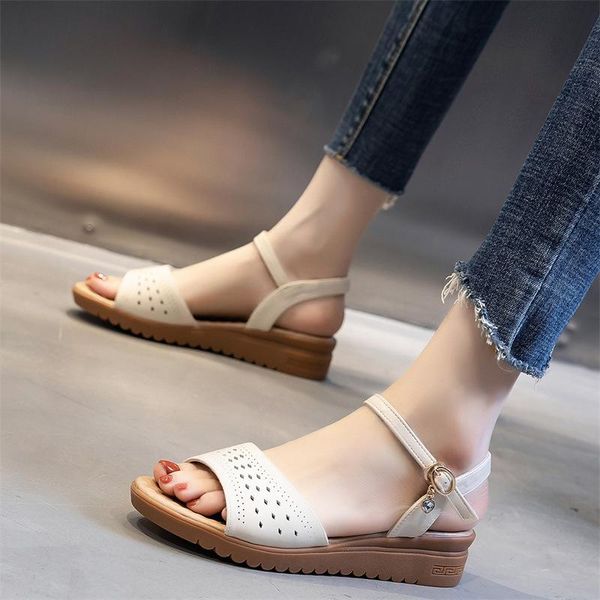 sandals women summer open toe flat shoes 2021 fashion ladies elegant ankle strap outdoor beach, Black
sandals women summer open toe flat shoes 2021 fashion ladies elegant ankle strap outdoor beach, Black