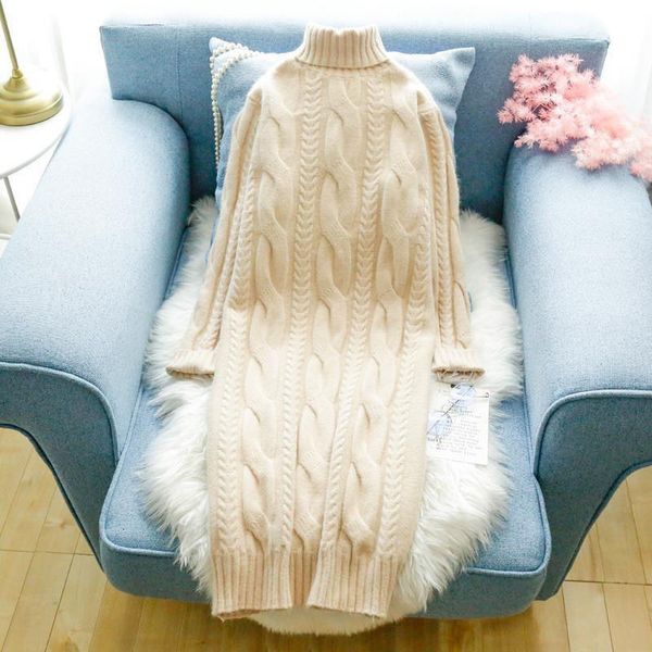 2021 women autumn winter new fashion sweater elegant twist knitted es casual long sleeve turtleneck vestidos g780rbb3, Black;gray
2021 women autumn winter new fashion sweater elegant twist knitted es casual long sleeve turtleneck vestidos g780rbb3, Black;gray