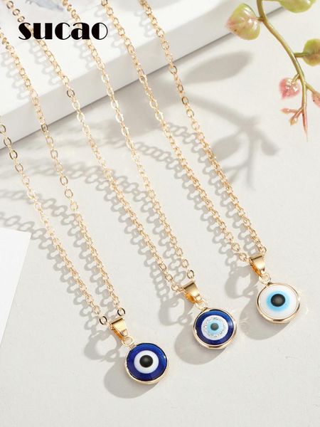 pendant necklaces turkish fashion evil eye clavicle necklace accessories for women men good luck friendship jewelry gifts girls, Silver
pendant necklaces turkish fashion evil eye clavicle necklace accessories for women men good luck friendship jewelry gifts girls, Silver