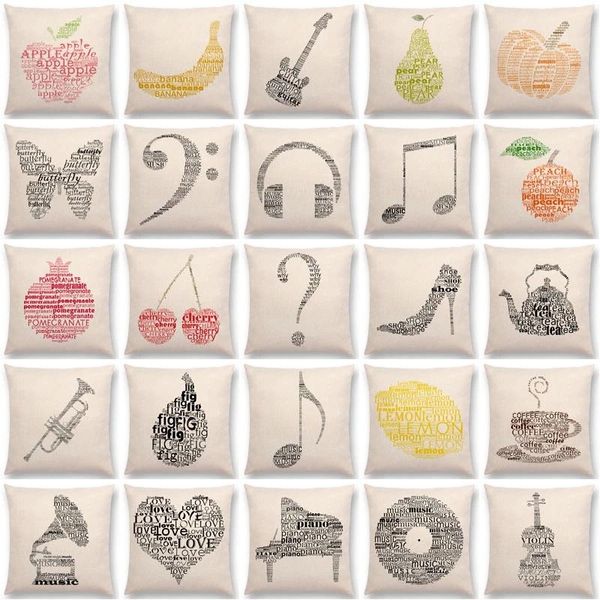 cushion/decorative pillow est letters cushion cover fruit music butterfly prints sofa throw case linen and polyester cushions covers home de
cushion/decorative pillow est letters cushion cover fruit music butterfly prints sofa throw case linen and polyester cushions covers home de