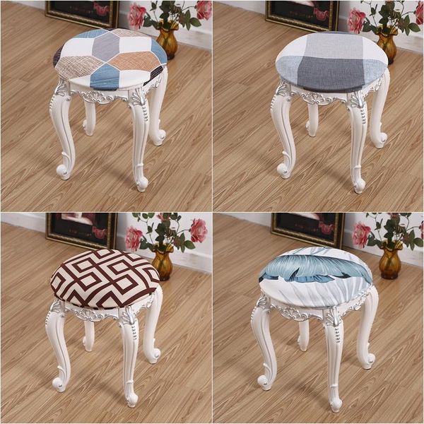 chair covers 1/2pcs round bar stool cover geometric style for dressing table office elastic anti-dirty protector seat
chair covers 1/2pcs round bar stool cover geometric style for dressing table office elastic anti-dirty protector seat