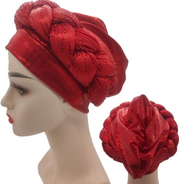 ethnic clothing 2021 shinning diamonds african auto gele headtie ready to wear stretchy braids women turban caps muslim head scarf bonnet, Red
ethnic clothing 2021 shinning diamonds african auto gele headtie ready to wear stretchy braids women turban caps muslim head scarf bonnet, Red