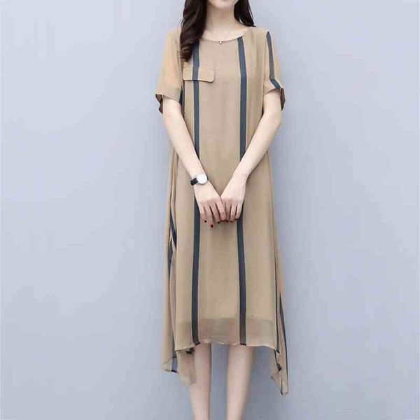 casual dress women polyester short sleeve o neck vertical stripes loose knee-length party ladies dress, Black;gray
casual dress women polyester short sleeve o neck vertical stripes loose knee-length party ladies dress, Black;gray
