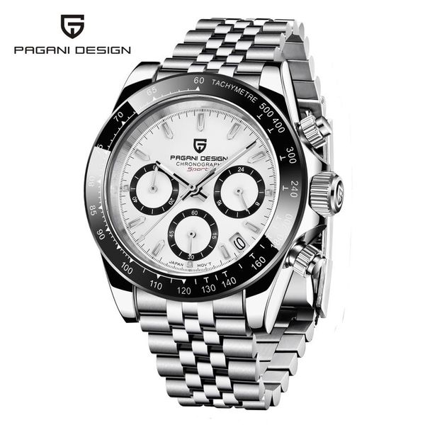 wristwatches pagani design 2021 men's quartz chronograph luxury sapphire waterproof clock business sports watch relogio masculino, Slivery;brown
wristwatches pagani design 2021 men's quartz chronograph luxury sapphire waterproof clock business sports watch relogio masculino, Slivery;brown