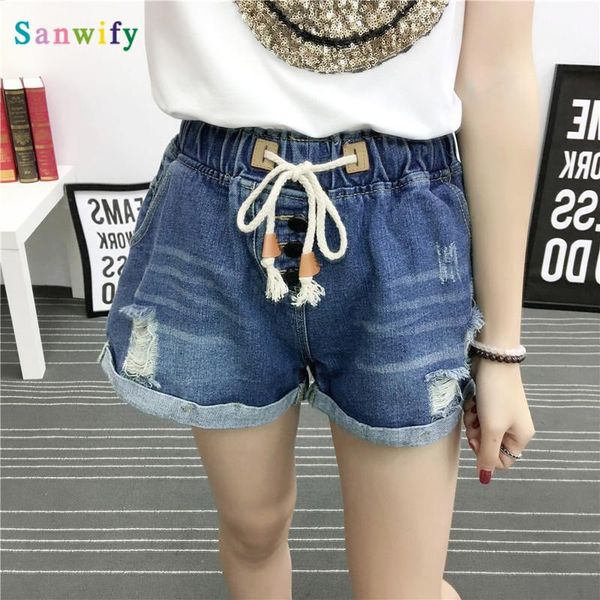 women denim shorts high waist plus size fashion classic vintage blue wide leg female loose hole ripped, White;black
women denim shorts high waist plus size fashion classic vintage blue wide leg female loose hole ripped, White;black