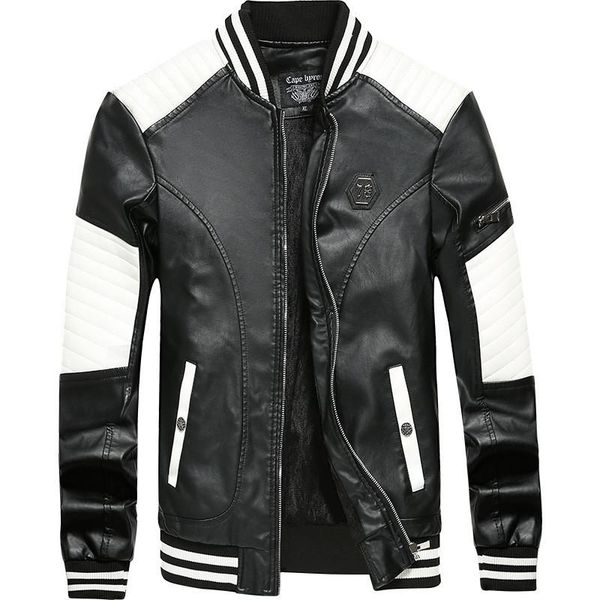men's jackets kimsere winter warm leather biker and coats pleated pu motorcycle jacket outerwear thicken thermal clothing, Black;brown
men's jackets kimsere winter warm leather biker and coats pleated pu motorcycle jacket outerwear thicken thermal clothing, Black;brown