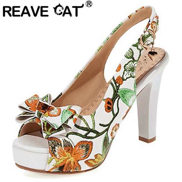 reave cat new 2021 women sandals peep toe .5cm block heels printed buckle bowtie stylish flower big size 34-43 casual a3772, Black
reave cat new 2021 women sandals peep toe .5cm block heels printed buckle bowtie stylish flower big size 34-43 casual a3772, Black