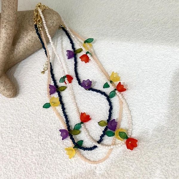 chains wholesale korean colorful acrylic beads flower choker necklace for women sweet girls fashion jewelry gifts clavicular chain, Silver
chains wholesale korean colorful acrylic beads flower choker necklace for women sweet girls fashion jewelry gifts clavicular chain, Silver