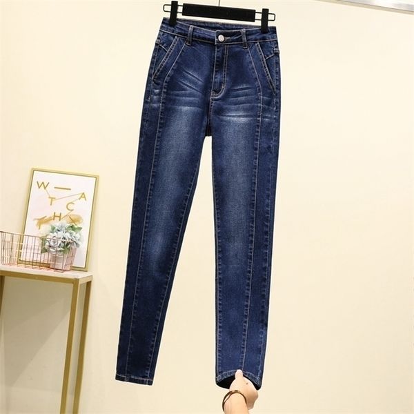 autumn stretch skinny soft womens jeans high waist patchwork trousers mujer plus size elastic slim pencil pants cowboy 5xl, Blue
autumn stretch skinny soft womens jeans high waist patchwork trousers mujer plus size elastic slim pencil pants cowboy 5xl, Blue