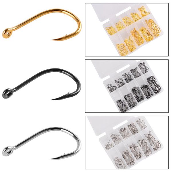 fishing hooks 100pcs hook set size 3-12 carbon steel fishhook jip barbed carp sea pesca fish tackle box accessories
fishing hooks 100pcs hook set size 3-12 carbon steel fishhook jip barbed carp sea pesca fish tackle box accessories