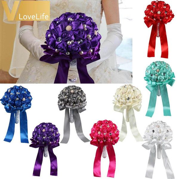 artificial wedding flowers bridal bouquets wedding decoration lace rose ribbon flowers handmade festive party supplies
artificial wedding flowers bridal bouquets wedding decoration lace rose ribbon flowers handmade festive party supplies