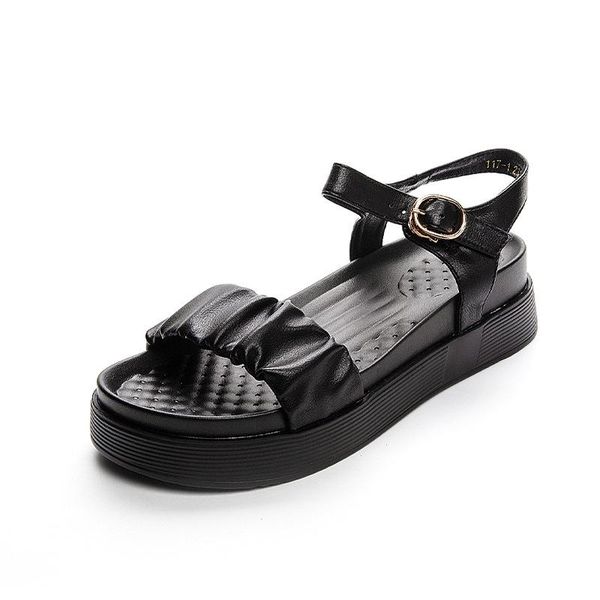 sandals platform woman shoes flat heel peep toe white summer heels, Black
sandals platform woman shoes flat heel peep toe white summer heels, Black