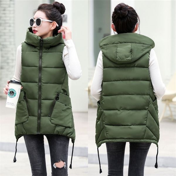 autumn and winter women vest thick student cotton coats plus size 5xl lady clothing warm, Black;white
autumn and winter women vest thick student cotton coats plus size 5xl lady clothing warm, Black;white
