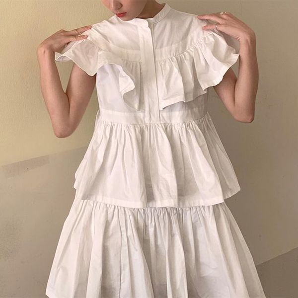 casual dresses korean chic western style, round neck, layered ruffled design, loose cake-style dress for women 47w8, Black;gray
casual dresses korean chic western style, round neck, layered ruffled design, loose cake-style dress for women 47w8, Black;gray