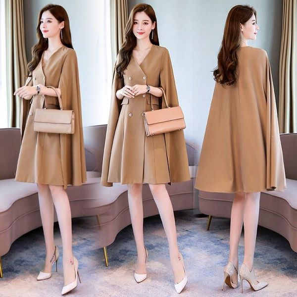 women's wool & blends autumn runway fashion women black khaki cape blazers ladies double-breasted ruched coats
women's wool & blends autumn runway fashion women black khaki cape blazers ladies double-breasted ruched coats