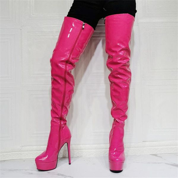 boots color custom over knee high women's platform large size shoes pole dancer's stiletto sizes 47 wide fits, Black
boots color custom over knee high women's platform large size shoes pole dancer's stiletto sizes 47 wide fits, Black