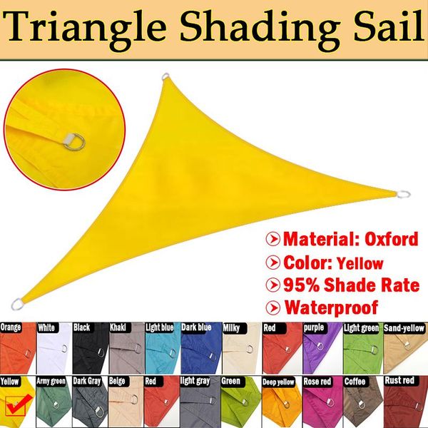 shade beautiful yellow color sunshade sail garden patio waterproof awning outdoor camping tent cloth swimming pool triangle
shade beautiful yellow color sunshade sail garden patio waterproof awning outdoor camping tent cloth swimming pool triangle