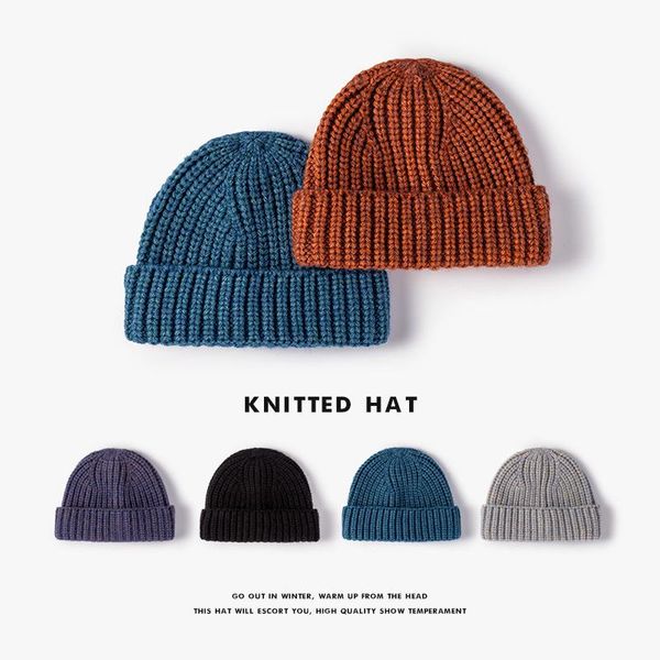 beanies autumn and winter hat for man2021 solid colorwarm knitted wool soft color all-match brimless simple dome
beanies autumn and winter hat for man2021 solid colorwarm knitted wool soft color all-match brimless simple dome