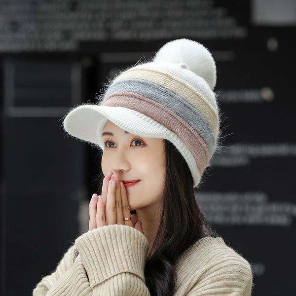 knitted cap lady hat autumn/winter hat coldproof baseball korean fashion warm wool student tide, Blue;gray
knitted cap lady hat autumn/winter hat coldproof baseball korean fashion warm wool student tide, Blue;gray