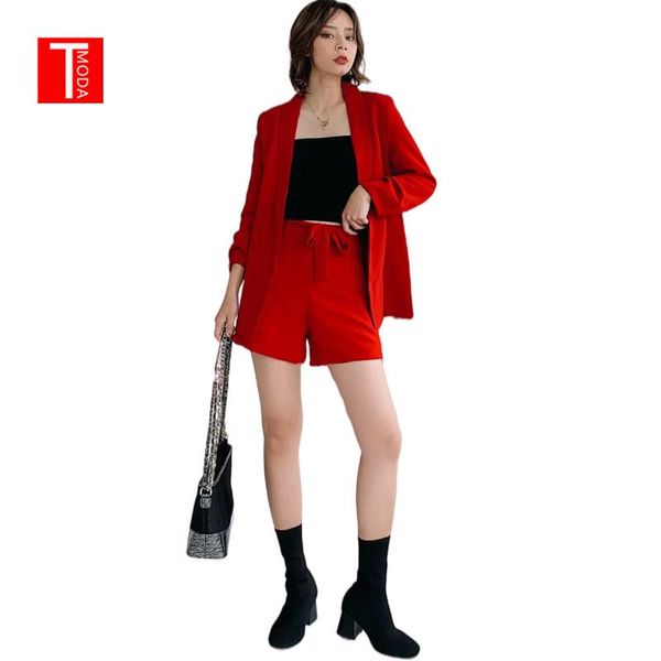 women's suits & blazers tmoda732 2021 summer women solid blazer work pant office lady 2 piece sets jacket shorts suit for, White;black
women's suits & blazers tmoda732 2021 summer women solid blazer work pant office lady 2 piece sets jacket shorts suit for, White;black