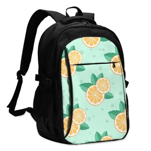 backpack lapschool backpacks orange slice and mint usb charging business travel bag classic design
backpack lapschool backpacks orange slice and mint usb charging business travel bag classic design