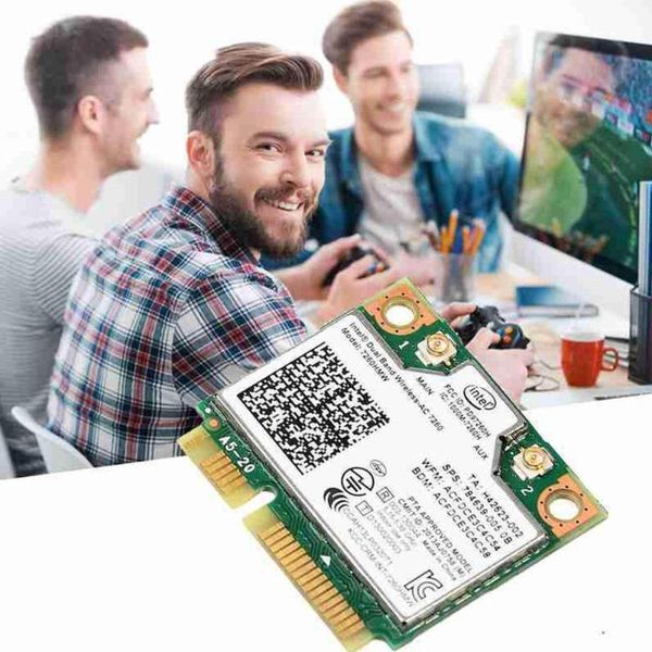 computer cables & connectors dual band wireless wifi card for intel 7260hmw 7260ac 4.0 half 876mbps pci-e adapter 1200m 802.11ac bluetooth 2
computer cables & connectors dual band wireless wifi card for intel 7260hmw 7260ac 4.0 half 876mbps pci-e adapter 1200m 802.11ac bluetooth 2