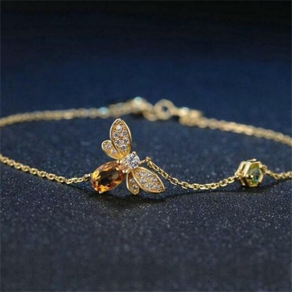 pendant necklaces light luxury fashion bee shape inlay crystal women bracelets exquisite anniversary bracelet party jewelry, Silver
pendant necklaces light luxury fashion bee shape inlay crystal women bracelets exquisite anniversary bracelet party jewelry, Silver