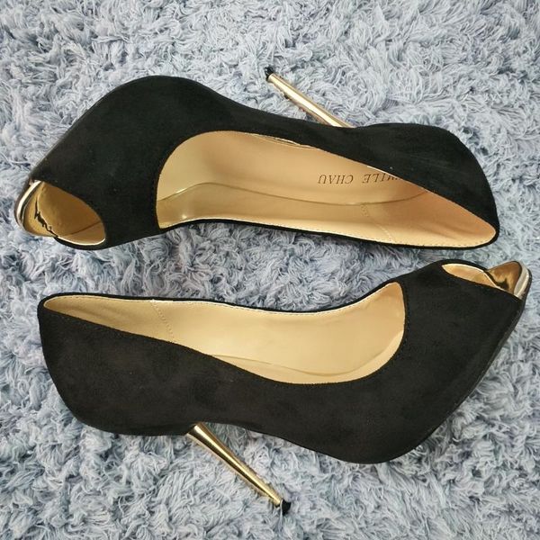 dress shoes black suede pumps high heel party women spring autumn peep toe fashion stiletto fish mouth 11cm heels
dress shoes black suede pumps high heel party women spring autumn peep toe fashion stiletto fish mouth 11cm heels