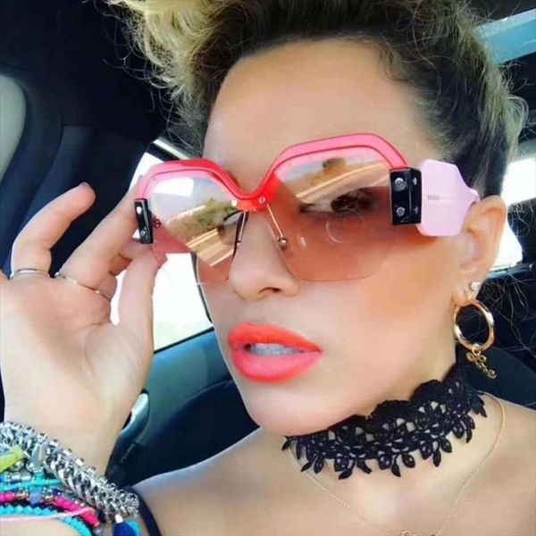 women vintage square sunglasses oversized big wide frame men brand retro design lady shades oculos uv400 female, White;black
women vintage square sunglasses oversized big wide frame men brand retro design lady shades oculos uv400 female, White;black