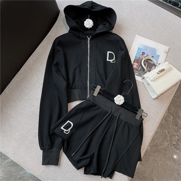 women's tracksuits prepomp 2021 fall arrival long sleeve hooded zipper sweatshirt drawstring elastic waist shorts two piece set gc596, Gray
women's tracksuits prepomp 2021 fall arrival long sleeve hooded zipper sweatshirt drawstring elastic waist shorts two piece set gc596, Gray