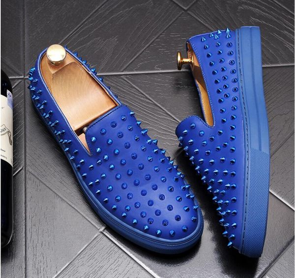 2020 promotion new spring brand new fashion mens punk studded rivet spike suede pointy loafers casual dress shoes, Black
2020 promotion new spring brand new fashion mens punk studded rivet spike suede pointy loafers casual dress shoes, Black