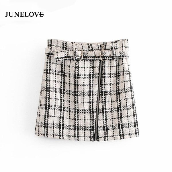 skirts junelove 2021 women stylish zipper sashes plaid mini skirt a line streetwear chic ladies casual faldas mujer, Black
skirts junelove 2021 women stylish zipper sashes plaid mini skirt a line streetwear chic ladies casual faldas mujer, Black