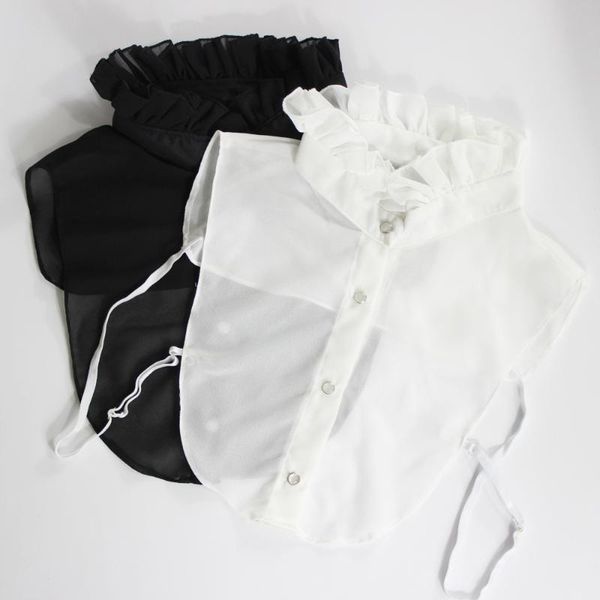 bow ties chiffon ruffles stand fake collar for women shirt bouse false collars neckwear detachable tie nep kraagie decor, Black;gray
bow ties chiffon ruffles stand fake collar for women shirt bouse false collars neckwear detachable tie nep kraagie decor, Black;gray