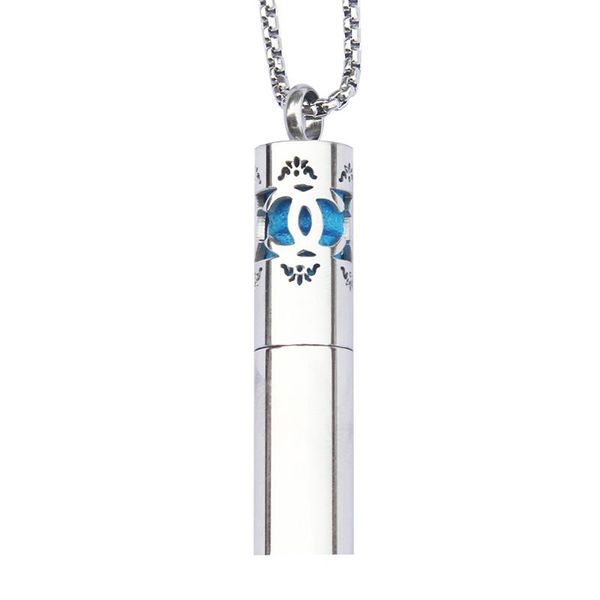 pendant necklaces complex circle pattern hollow-out stainless steel round essential oil diffuser accessory with felt pad, Silver
pendant necklaces complex circle pattern hollow-out stainless steel round essential oil diffuser accessory with felt pad, Silver